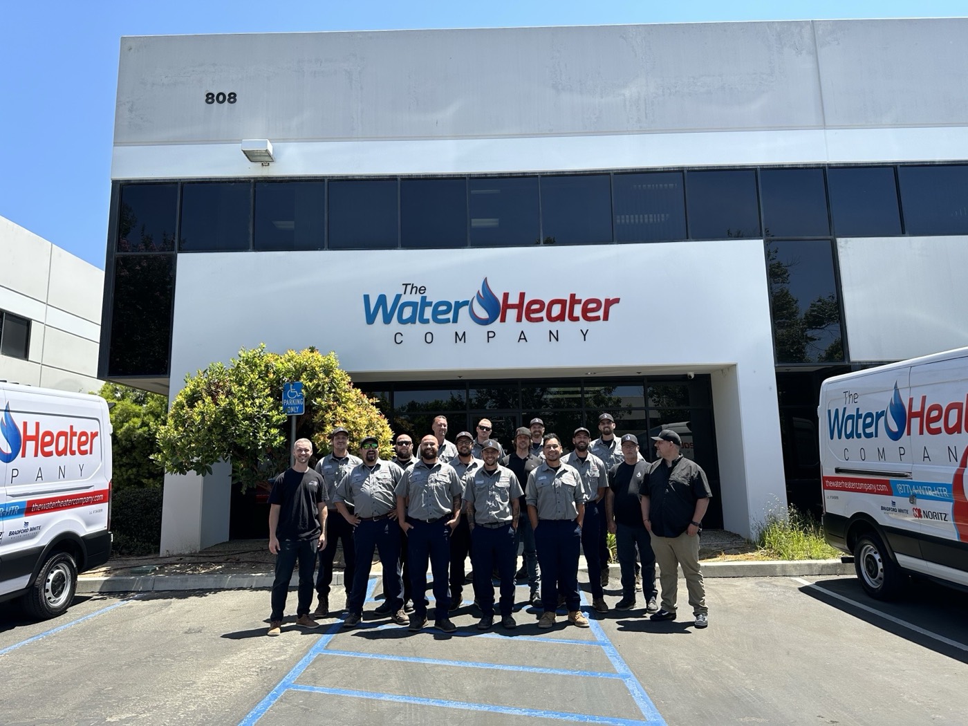 The Water Heater Company service van