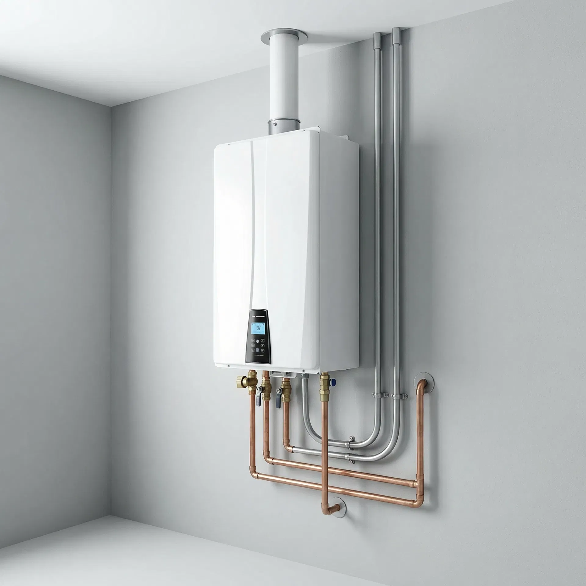 Modern tankless water heater